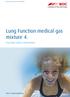 Lung Function medical gas mixture 4.