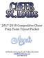 Competitive Cheer Prep Team Tryout Packet