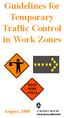 Guidelines for Temporary Traffic Control in Work Zones