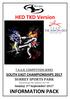 HED TKD Version T.A.G.B. COMPETITION SERIES SOUTH EAST CHAMPIONSHIPS 2017 SURREY SPORTS PARK