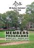 Mt Barker-Hahndorf Golf Club MT BARKER-HAHNDORF MEMBERS PROGRAMME. MARCH MARCH 2018