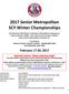 2017 Senior Metropolitan SCY Winter Championships