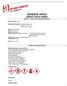 ADHESIVE SPRAY SAFETY DATA SHEET Section 1- Product and Company Identification