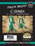 C-Series. Pirate Brand. Product Line Brochure 0.5 / 1.0 CU FT - ABRASIVE BLASTERS. Proudly Distributed By: Rev. May 16