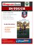 IN-TOUCH. In side this edition. Up and Coming events NRLSA Restructure. End of Season Presentation. Appointments NEWSLETTER OF THE ARLRA
