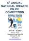 5 th ANNUAL NATIONAL THEATRE ON ICE COMPETITION