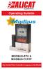 Operating Bulletin MODBUS-RTU & MODBUS-TCP/IP. The Fastest Flow Controller Company in the World!