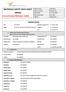 MATERIALS SAFETY DATA SHEET (MSDS) Concentrated Molasses Solids