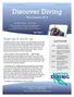 Discover Diving Newsletter Third Quarter Discover Diving. Third Quarter See Page 3