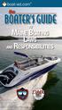 Maine Boating Laws. and Responsibilities. In Effect As Of June 2015