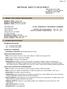MATERIAL SAFETY DATA SHEET Date Issued: 05/11/2006 MSDS No: 1673-CAN/10S/15 Date Revised: 05/14/2008 Revision No: 2