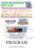 SHOW JUMPING & DRESSAGE DAY