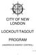 CITY OF NEW LONDON LOCKOUT/TAGOUT PROGRAM