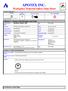 APOTEX INC. Workplace Material Safety Data Sheet