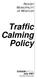 Traffic Calming Policy