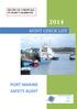 DUCHY OF CORNWALL ST MARY S HARBOUR AUDIT CHECK LIST PORT MARINE SAFETY AUDIT