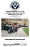 VINTAGE SPORTS-CAR CLUB OXFORD CONCOURS D ETAT MANSFIELD COLLEGE Sunday 15 July 2018 MSA Certificate of Exemption No