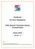 Handbook For Team Delegations. EUBC Women s European Boxing Championships SOFIA 2018