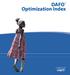 DAFO Optimization Index