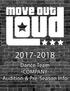 Move Out Loud Dance Company. Summer 2017