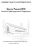 Queens Pageant 2018 Festival Spokesperson Competition