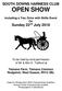 SOUTH DOWNS HARNESS CLUB OPEN SHOW. Including a Trec Drive with Skills Event On Sunday 22 nd July 2018