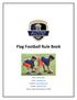 Flag Football Rule Book