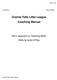 Granite Falls Little League Coaching Manual