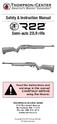 Safety & Instruction Manual. Semi-auto 22LR rifle