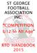 ST GEORGE FOOTBALL ASSOCIATION INC. COMPETITION U12 to All Age