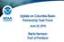 Update on Columbia Basin Partnership Task Force