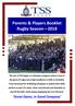 Parents & Players Booklet Rugby Season 2018