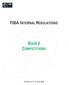FIBA INTERNAL REGULATIONS BOOK 2 COMPETITIONS
