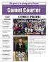 Comet Courier. Comet Pride! County Champs! 5th in State! It s great to be young and a Comet! Comet Calendar. Oakwood High School October 30, 2015
