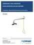 EMERGENCY WALL MOUNTED HAND OPERATED DELUGE SHOWER