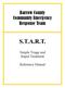 Barrow County Community Emergency Response Team S.T.A.R.T. Simple Triage and Rapid Treatment. Reference Manual