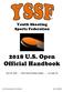Youth Shooting Sports Federation U.S. Open Official Handbook. July 9-14, 2018 Clark County Shooting Complex Las Vegas, NV