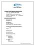 Safety Data Sheet. 1. PRODUCT AND COMPANY IDENTIFICATION Product Name: Zirconium Oxide Coating 2. HAZARDS IDENTIFICATION