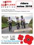 riders notes 2018 Sunday 30 th September 2018 Start, finish & registration: Prestonpans Community Centre Musselburgh Road Cycling Club
