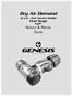 Dry Air Demand. (D.A.D. Part Number GR400) First Stage SERVICE & REPAIR GUIDE
