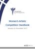 Women s Artistic Competition Handbook
