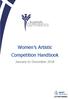Women s Artistic Competition Handbook