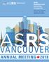 2018 Exhibitor and Advertiser Prospectus. 36th Annual Meeting July 20-25, 2018 Vancouver, Canada
