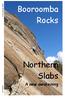 Booroomba s Northern Slabs First edition Booroomba Rocks. Northern Slabs. A new awakening. 13P FixV2