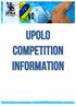 UPolo COMPETITION InformatioN