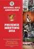 Phoenix meeting An Annual Celebration of Shooting Sports 27 to 29 May National Shooting Centre Bisley
