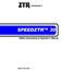 SPEEDZTR 30. Safety Instructions & Operator s Manual