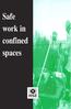 Safe work in confined spaces