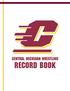 CENTRAL MICHIGAN wrestling RECORD BOOK