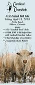 C harolais. 21st Annual Bull Sale Friday, April 13, At the Ranch Hillrose, Colorado
